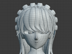 Komi-san anime girl Modèle 3D