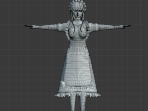 Komi-san anime girl Modèle 3D