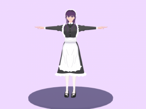 Komi-san anime girl Modèle 3D