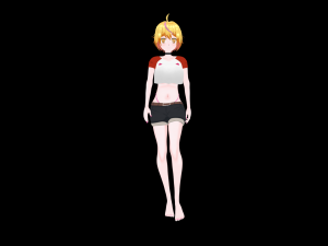 Anime Girl 3Dモデル