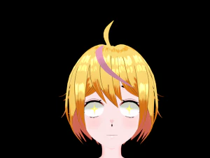 Anime Girl 3D Model