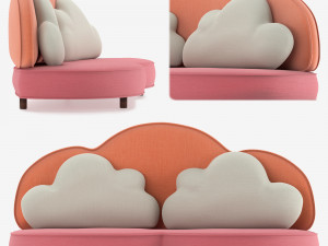 kid sofa Model 3D