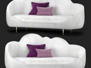 shell sofa 3D 模型