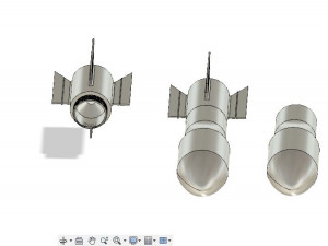 flaconspacex printable rocket design 3D 프린트 모델