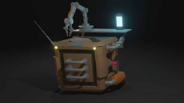mechanical workbench Modèle 3D .c4d .max .obj .3ds .fbx .stl .blend 