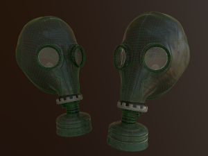 gas mask gp-5 Modello 3D