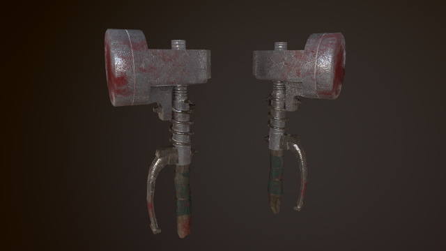 a small pack of cold for the post-apocalypse Modelo 3D .c4d .max .obj .3ds .fbx .stl .blend 