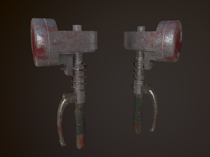 a small pack of cold for the post-apocalypse Modello 3D