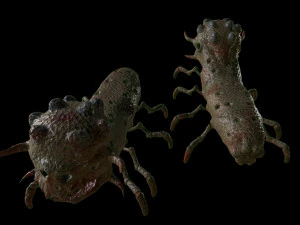 cacing mutan Model 3D