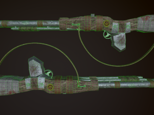 post-apocalypse shotgun 3D मॉडल