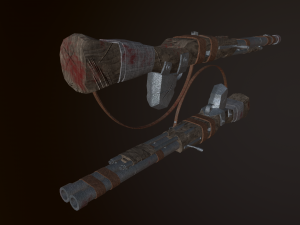post-apocalypse shotgun 3D मॉडल