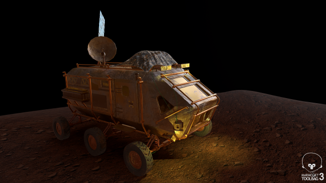 the rover 3D Model .c4d .max .obj .3ds .fbx .stl .blend 