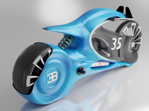bugatti motocycle 3D Model