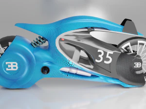 布加迪摩托车 3D 模型