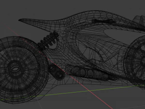 布加迪摩托车 3D 模型