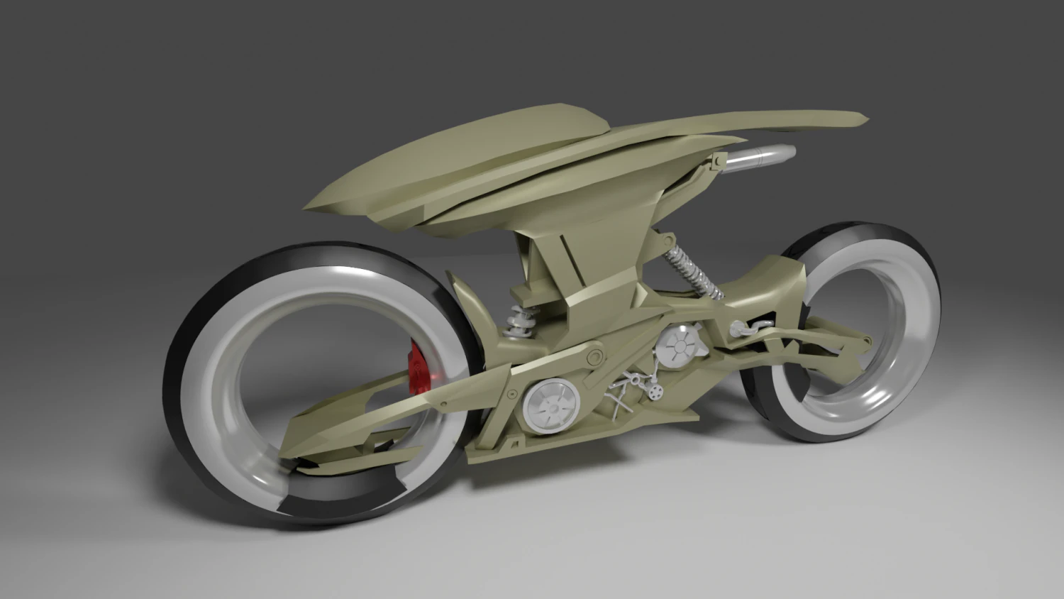 sci-fi motorcycle 3D Model .c4d .max .obj .3ds .fbx .stl .blend