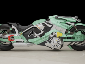 motorcycle 3D Model