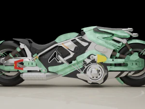 motocicleta Modelo 3D
