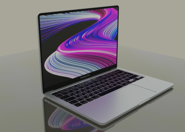 macbook pro 3D मॉडल .c4d .max .obj .3ds .fbx .stl .blend 