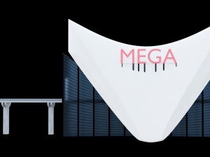 mega metro station 3D Модель