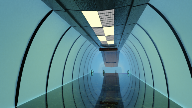 metro tunel 3D Модель .c4d .max .obj .3ds .fbx .stl .blend 