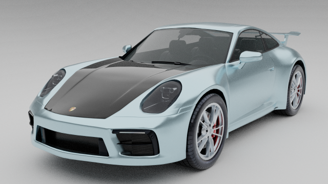 porsche 911 carrera s 2020 Modelo 3D .c4d .max .obj .3ds .fbx .stl .blend 