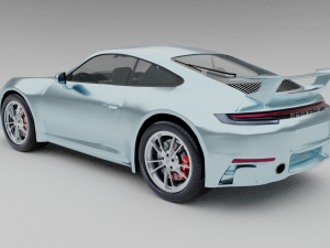 porsche 911 carrera s 2020 Modelo 3D