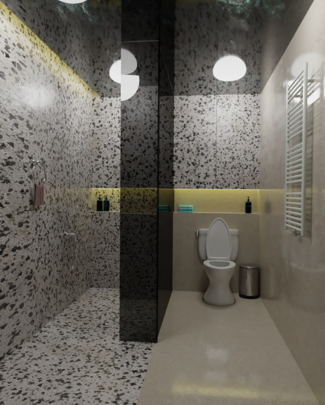 bathroom interior design Modello 3D .c4d .max .obj .3ds .fbx .stl .blend 