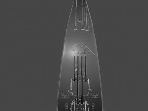 hms prince of wales warship 3D 模型