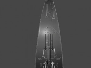 एचएमएस प्रिंस ऑफ वेल्स युद्धपोत 3D मॉडल