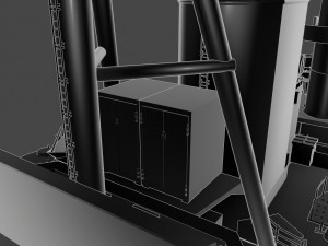 hms prince of wales warship 3D 模型