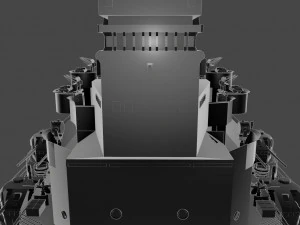 एचएमएस प्रिंस ऑफ वेल्स युद्धपोत 3D मॉडल