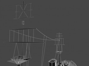 hms prince of wales warship 3D 模型