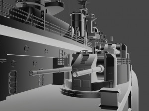 hms prince of wales warship 3D 模型