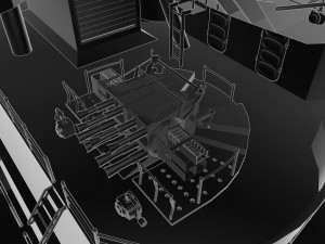 hms prince of wales warship 3D 模型