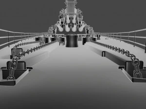 एचएमएस प्रिंस ऑफ वेल्स युद्धपोत 3D मॉडल