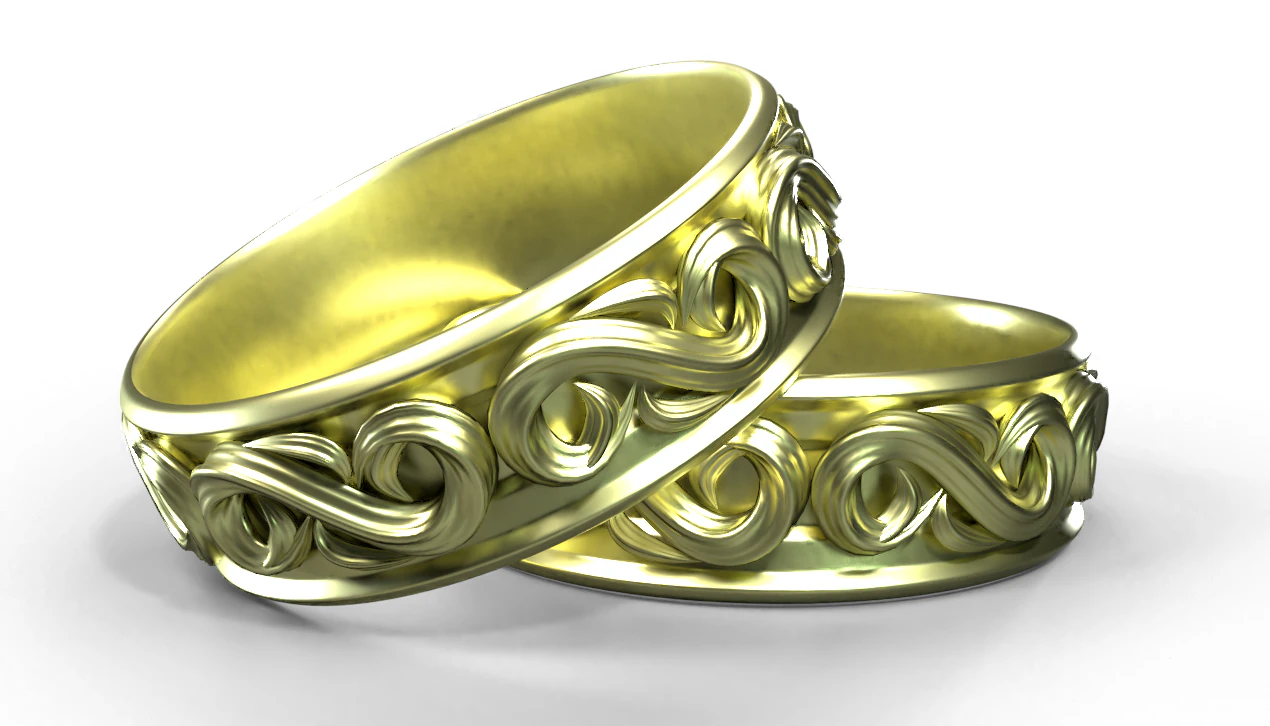 gold ring 3D Model .c4d .max .obj .3ds .fbx .stl .blend 