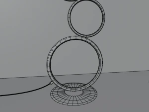 lumin&aacute;ria de ch&atilde;o Modelo 3D