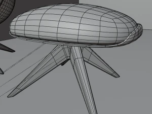 lumin&aacute;ria de ch&atilde;o Modelo 3D