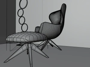 lumin&aacute;ria de ch&atilde;o Modelo 3D