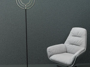 moderna lampada da terra a led Modello 3D