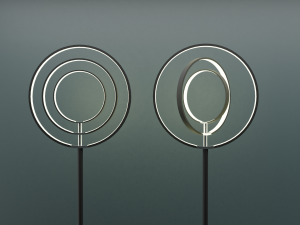modern led floor lamp 3D Model