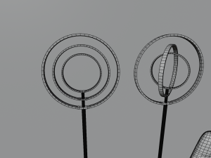 modern led floor lamp 3D Model