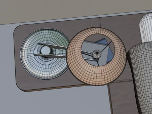 lumin&aacute;ria de ch&atilde;o Modelo 3D