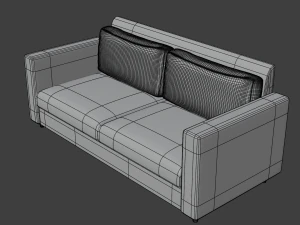 2-местные диваны 3D Модель