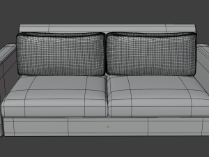 2 seater sofas 3D 모델