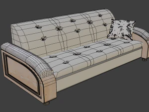 sof&aacute; Modelo 3D