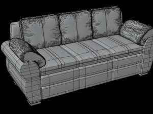 modern sofa model 3D-Modell