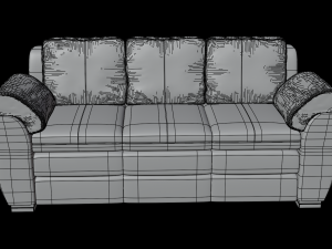 modern sofa model 3D-Modell