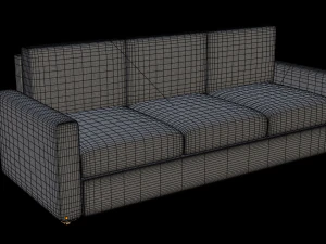 modelo de sof&aacute; moderno Modelo 3D